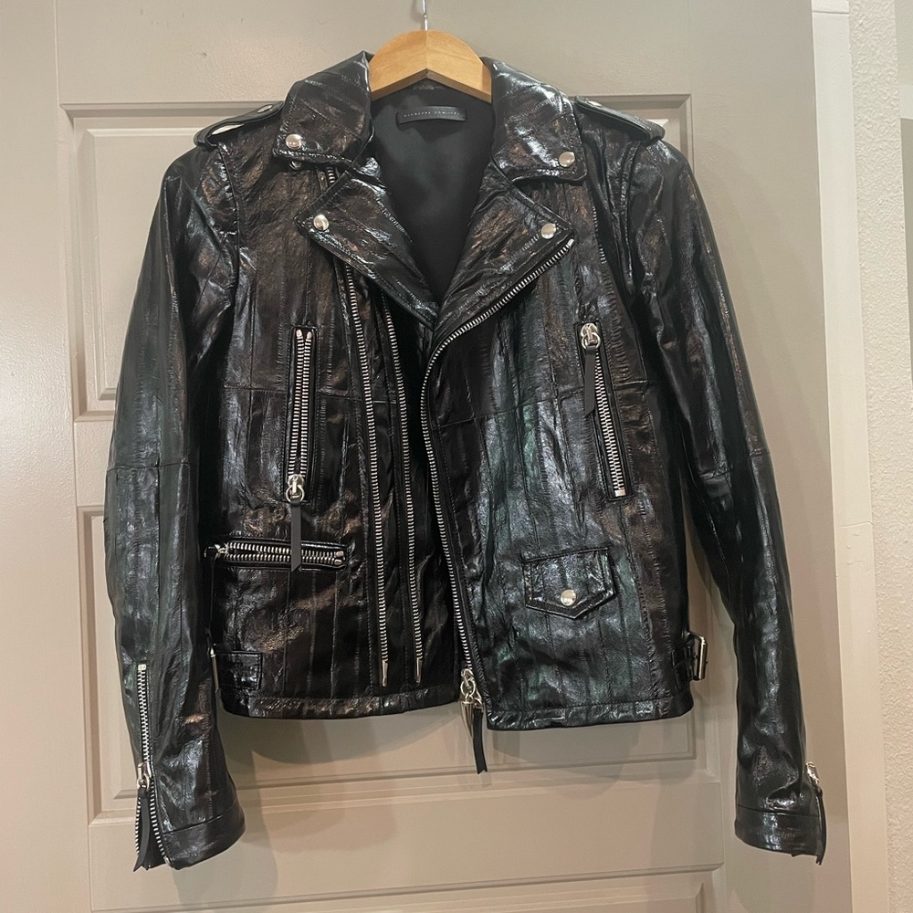 Giuseppe Zanotti leather jacket, size small